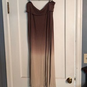 2XL ombre fold over waist maxi skirt. New
